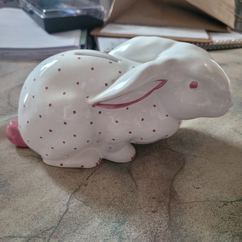Tiffany bunny piggybank